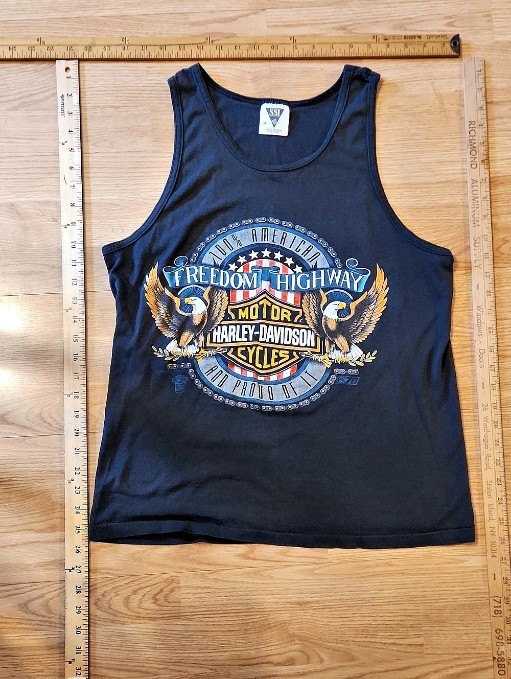 Harley-Davidson Freedom Highway Motorcycles graphic tank top Graphic Tank Top